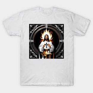 Jesus Christ is the living flame of my life T-Shirt